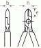 1000V Stranové štípací kleště  180mm  1000V