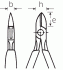 Stranové štípací kleště pro elektroniku  125mm  ESD