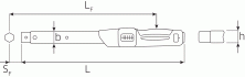 MOMENTOVÝ KLÍČ 100 200-1000Nm, 22x28