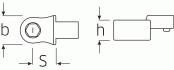 Držák bitů 10-1 vnitřní šestihran D 6,3mm vnitřní šestihran 1/4"     9x12mm