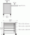 Vozík na nářadí TTS 6   bílý, RAL 9010  652mm x Š.1000mm x V.1024mm