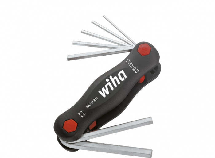 Wiha Multitool PocketStar Šestihran 7díl. samoobslužná verze se zavěšením na eurootvory (23037)